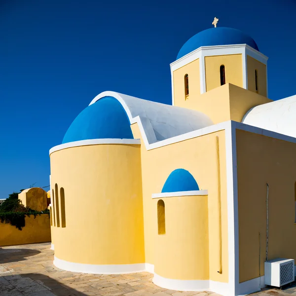 I santorini Grekland gamla konstruktion och himlen — Stockfoto