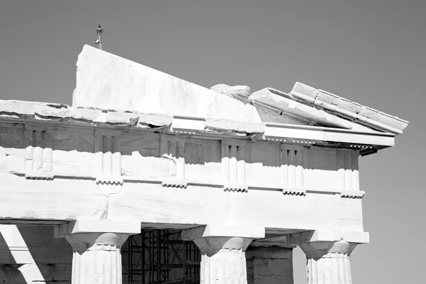 Історичні афін в Греції стара архітектура та історична — стокове фото