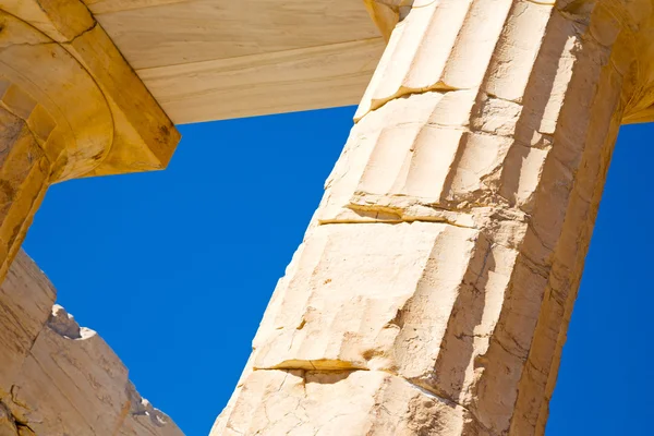 Historisches athens in griechischem der alte platz parthenon — Stockfoto