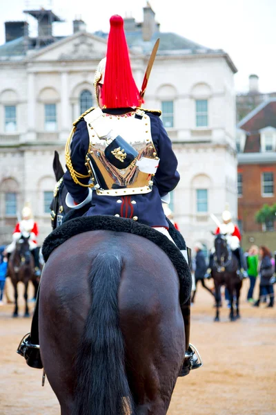 En la caballería inglesa para la reina —  Fotos de Stock