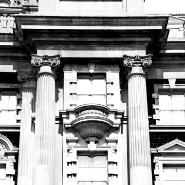 İngiltere Avrupa 'da eski inşaat Londra Duvarı antika ve aydınlık