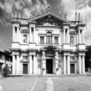 İtalya Avrupa'nın eski mimari bina milan din bir