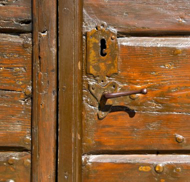 Bari soyut paslı pirinç ahşap lombardy varese