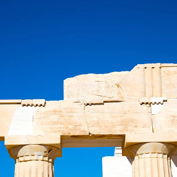 Athens en griego la vieja arquitectura y la parte histórica del lugar —  Fotos de Stock