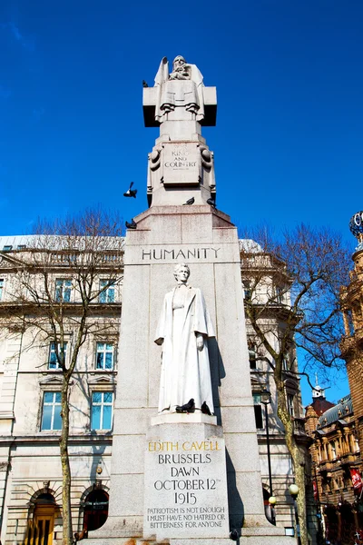 İngiltere Tarihi ve eski Londra'nın heykeli — Stok fotoğraf