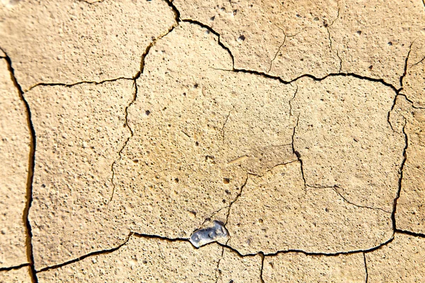 Arena seca marrón en la erosión de Marruecos y África — Foto de Stock