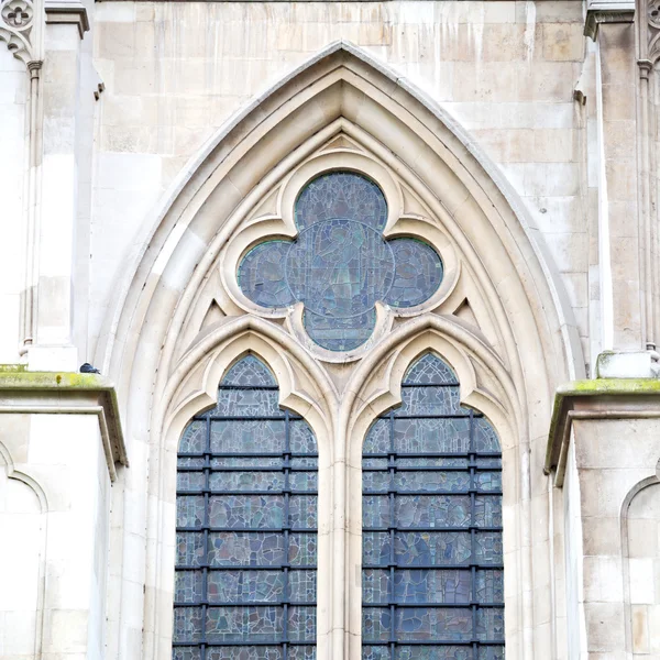 Catedral de Westminster en Londres Inglaterra antigua construcción y — Foto de Stock