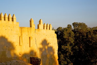 yobaz çekicinin yakınındaki kahverengi inşaat Afrika gökyüzünde