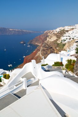 tatil Avrupa santorini gökyüzü