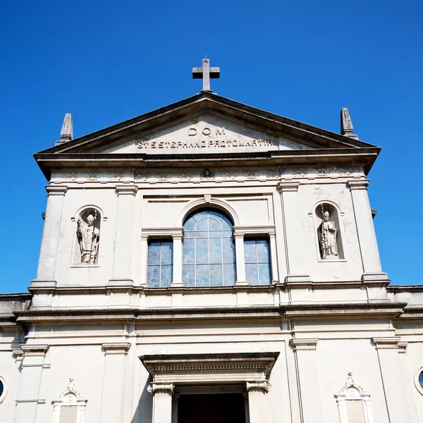 Heritage gammal arkitektur i Italien Europa Milano religion — Stockfoto