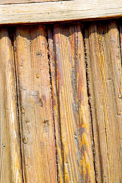 Grain texture of  antique   door in italy   europe — Stock Photo, Image