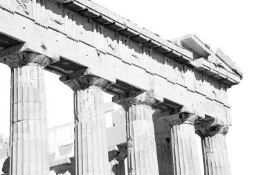 tarihsel Atina'da Yunanistan eski mimari ve historica