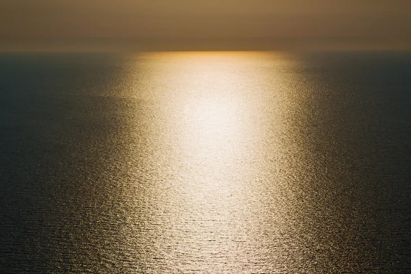 I santorini Grekland solnedgång och himlen Medelhavet — Stockfoto