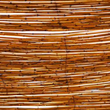 Fas soyut bambu çatı Afrika gökyüzünde