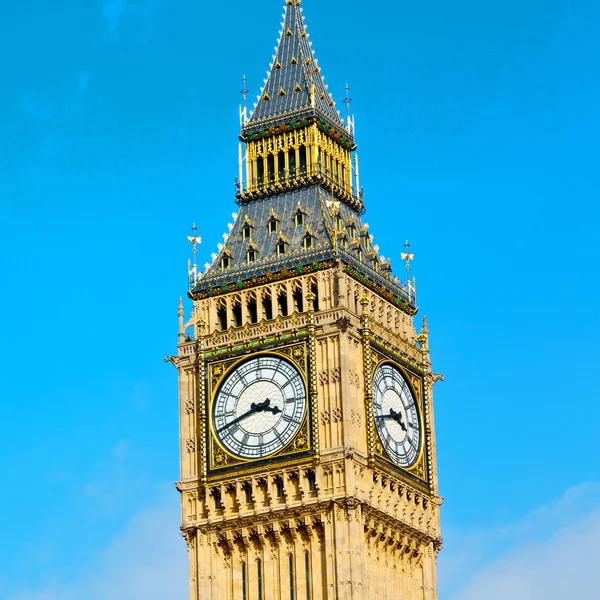 Londra Big Ben e storica vecchia costruzione Inghilterra invecchiato cit — Foto Stock