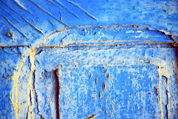 Dirty stripped paint in  blue gold — Stock Photo, Image