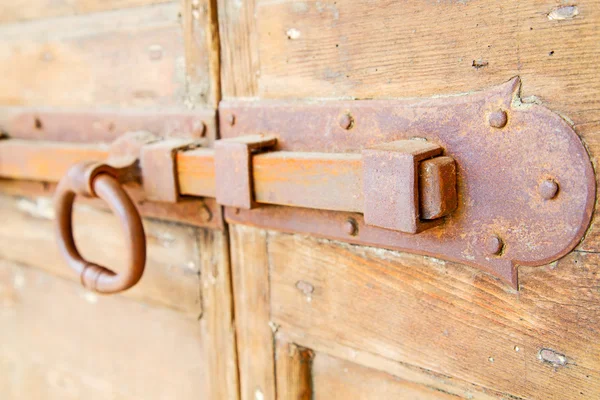 Europe old in  italy  antique close brown — Stock Photo, Image