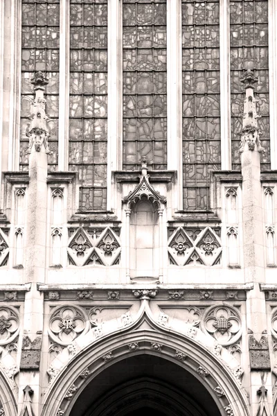 Catedral westminster em Londres Inglaterra construção antiga e — Fotografia de Stock