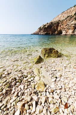 Asya thurkey antalya Likya'nın yolu su kayalar ve gökyüzü n yakınındaki