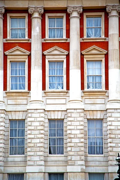 Old construction in    london wall antique  light — Stock Photo, Image