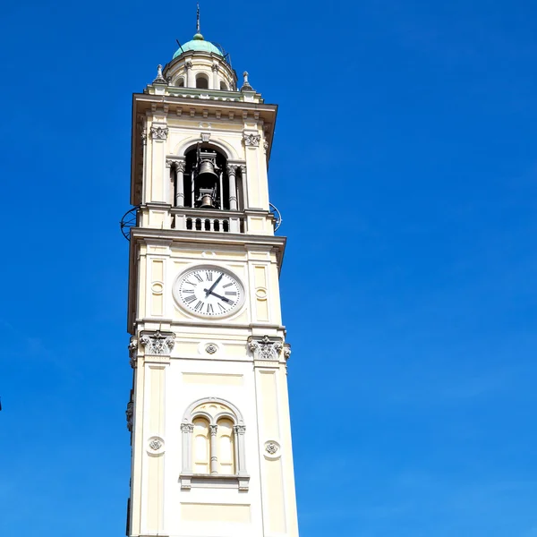 Emlékmű clock tower, Olaszország Európa régi kő és bell — Stock Fotó
