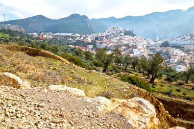 Fas arazi ev eski şehir 