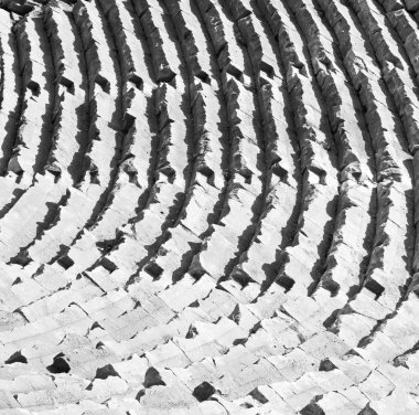   Türkiye'nin Avrupa myra ste eski tiyatro soyut dokusuna