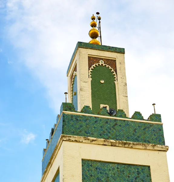 Muslimové v mešitě historie symbol Maroko Afrika mina — Stock fotografie