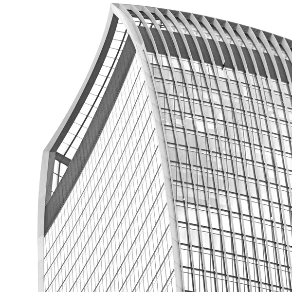 Neubau im Londoner Finanzdistrikt Wolkenkratzer und — Stockfoto