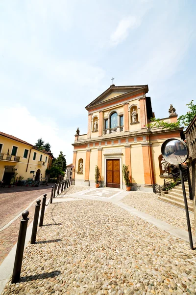 Middeleeuwse oude in Italië Milaan religie zonlicht — Stockfoto