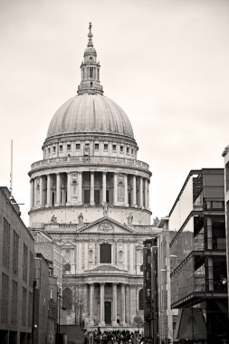 St paul Katedrali, Londra İngiltere eski yapılar ve bunları