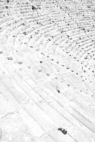 Na Europa do peru myra o teatro antigo textura abstrata de ste — Fotografia de Stock