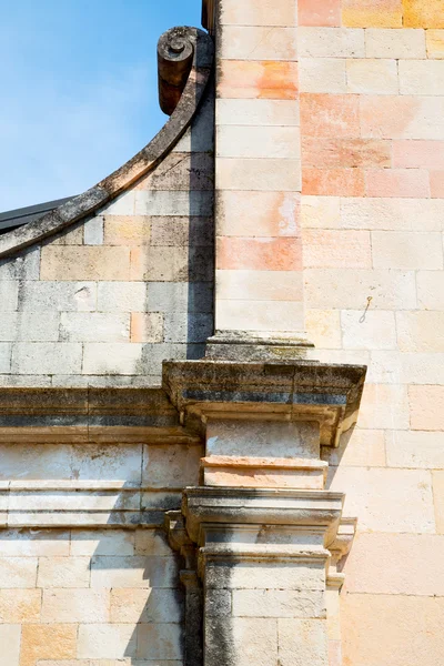 Abstract old column in    country  of europe italy — Stock Photo, Image