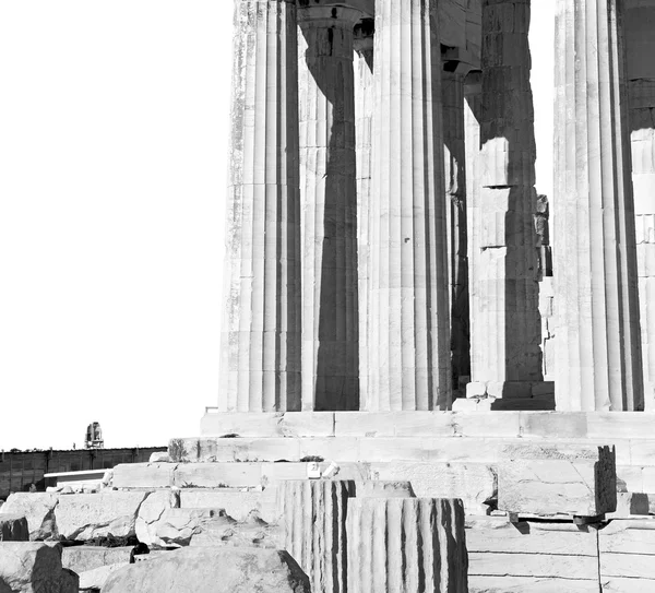Athens en griego la vieja arquitectura y la parte histórica del lugar — Foto de Stock