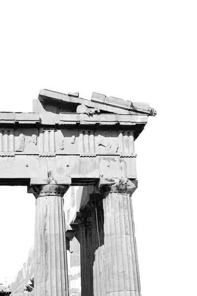 Athens na grécia a parte velha da arquitetura e do lugar histórico — Fotografia de Stock