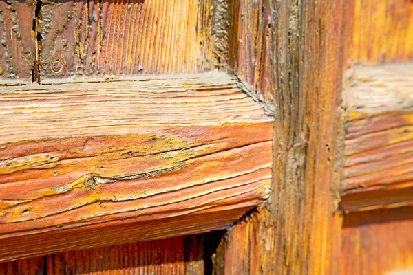 Grain texture of a brown  old door  europe — Stock Photo, Image