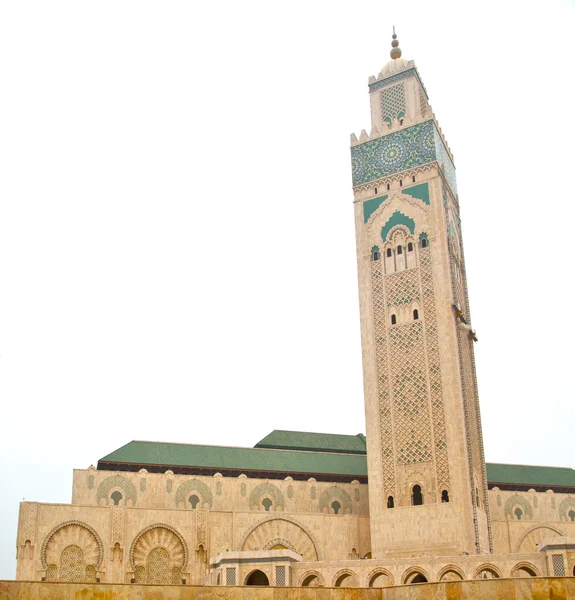 Muslim in moschee das geschichtssymbol marokko-afrika minare — Stockfoto