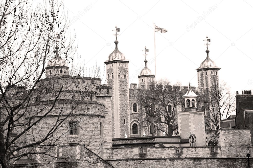 exterior old architecture in england london europe wall and hist