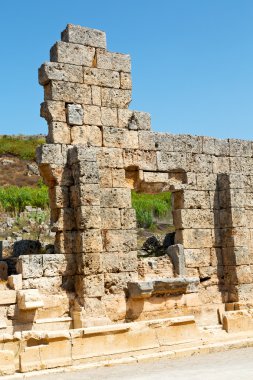 Perge eski Türkiye'de Roma Tapınağı 