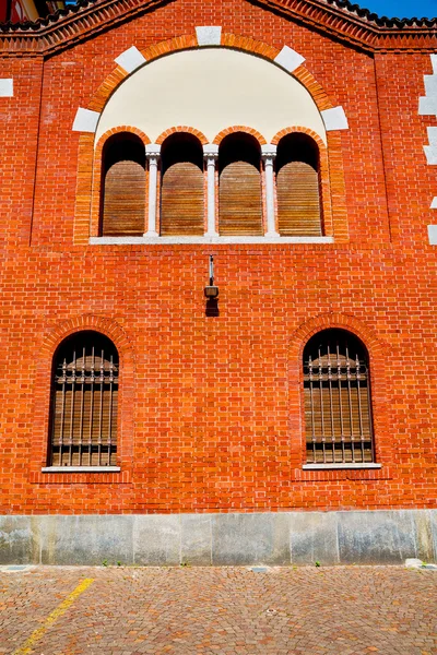 In europa italien milan alte architektur venezianische blindwand — Stockfoto