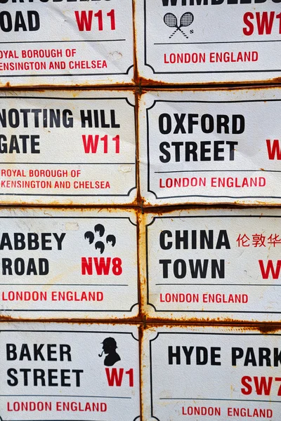 Symbol-Signal-Straße in London england — Stockfoto