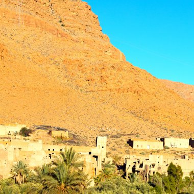 İnşaat Vadisi Fas Afrika atlas kuru yarış