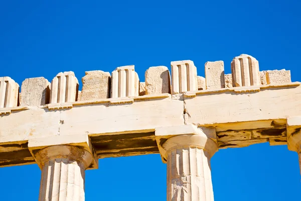 Athens históricos en Grecia antiguo lugar histórico parthenon — Foto de Stock