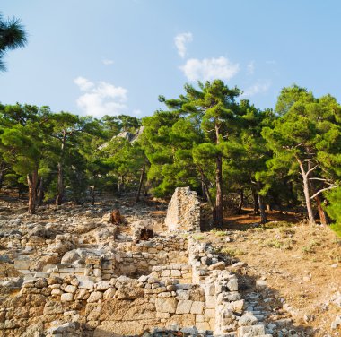  taş ve antalya arykanda Türkiye Asya gökyüzü tiyatroda bir