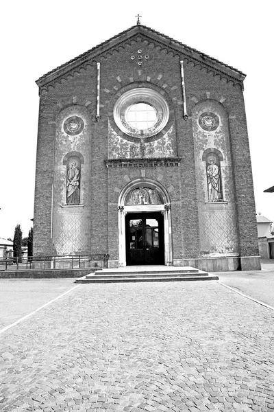 Construção de arquitetura antiga em itália europa milan religião um — Fotografia de Stock