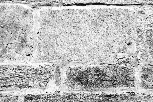 Cracked  step   brick in  italy old wall and texture material t — Stock Photo, Image