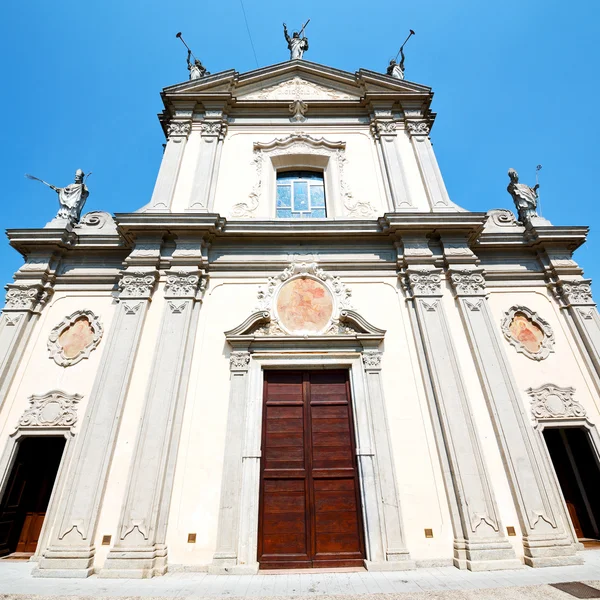 Heritage  old architecture in italy europe milan religion — Stock Photo, Image