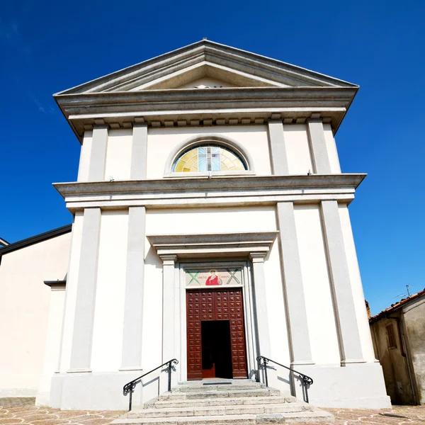 Patrimonio arquitectura antigua en italia europa milan religion — Foto de Stock