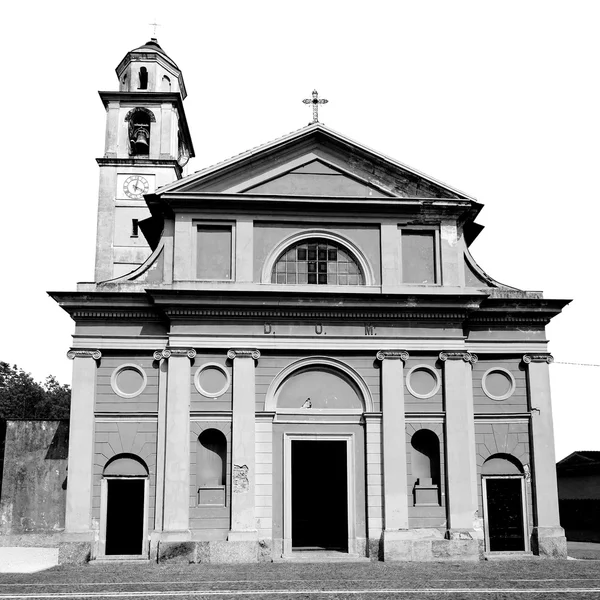 Heritage gammal arkitektur i Italien Europa Milano religion — Stockfoto