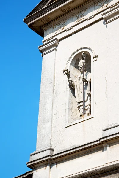 Mármore em itália europa milão e estátua — Fotografia de Stock